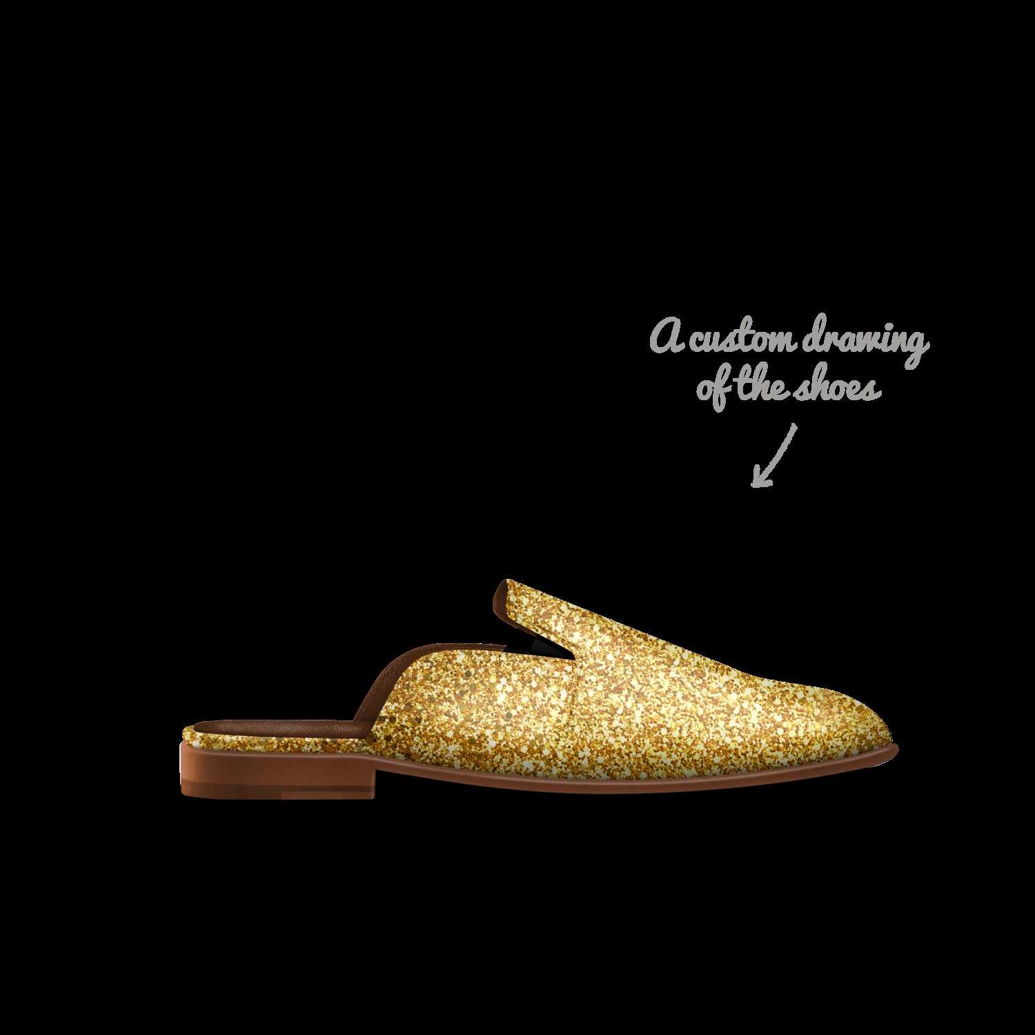 Angel's Face - Gold Glitter Bar Shoes | Childrensalon Outlet